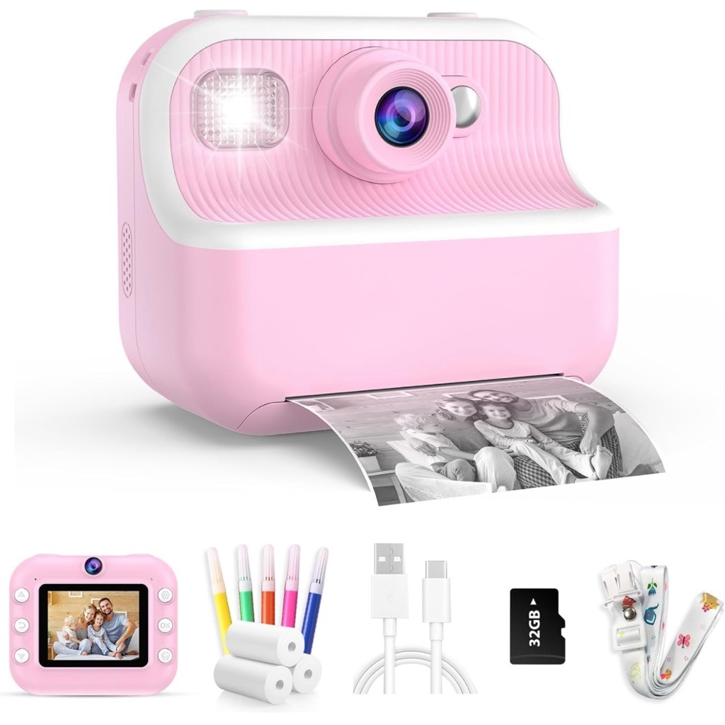 Kids Camera Instant Print Toys Toddler Cameras Printing Photos